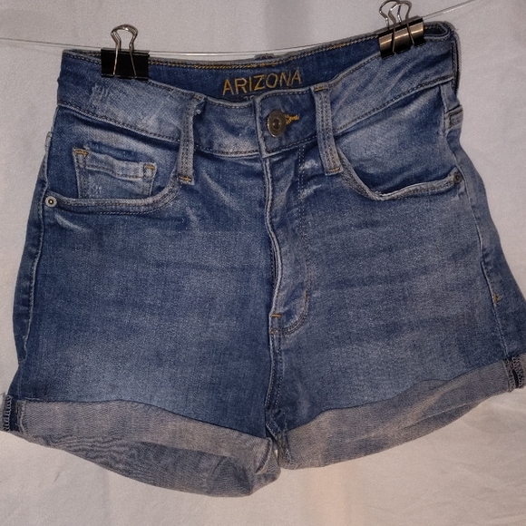 Arizona Jean Company Pants - Arizona Jean Company Blue Jean Shorts with Rolled Hems